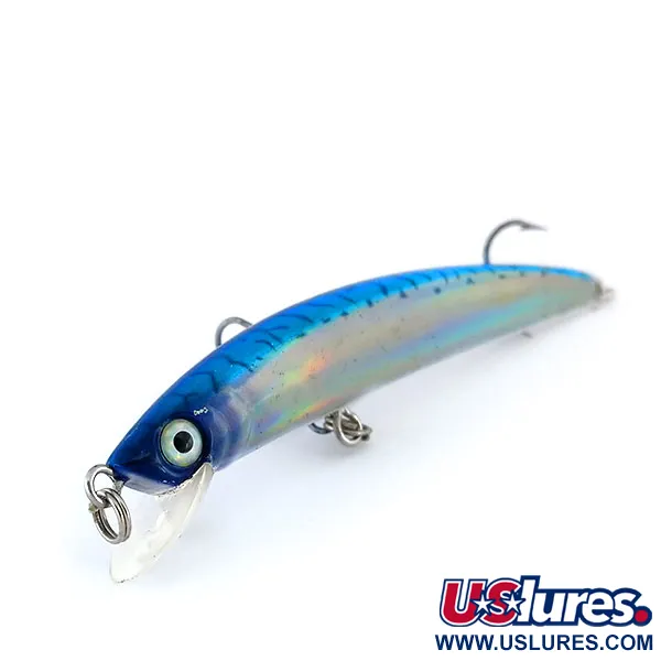 Yo-Zuri Crystal Minnow (F) Wobbler, Blue/Silver, 7.5g, Flytande, #9913