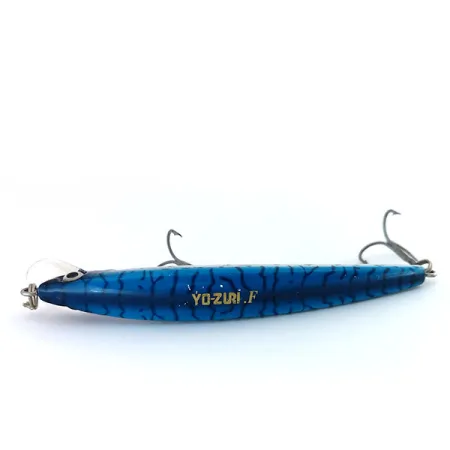 Yo-Zuri Crystal Minnow (F) Wobbler, Blue/Silver, 7.5g, Flytande, #9913