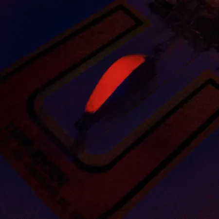 Luhr Jensen Lil' Kroc (Krocodile Stubby) Skeddrag, Nickel/Röd, 4.5g, #9914