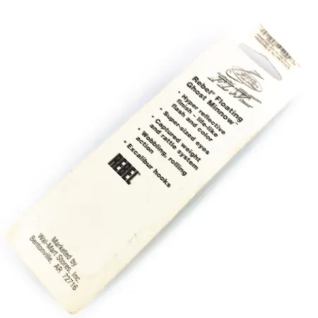 Rebel Floater Ghost Minnow Wobbler, Ghost, 7g, Rasselsystem, #9919