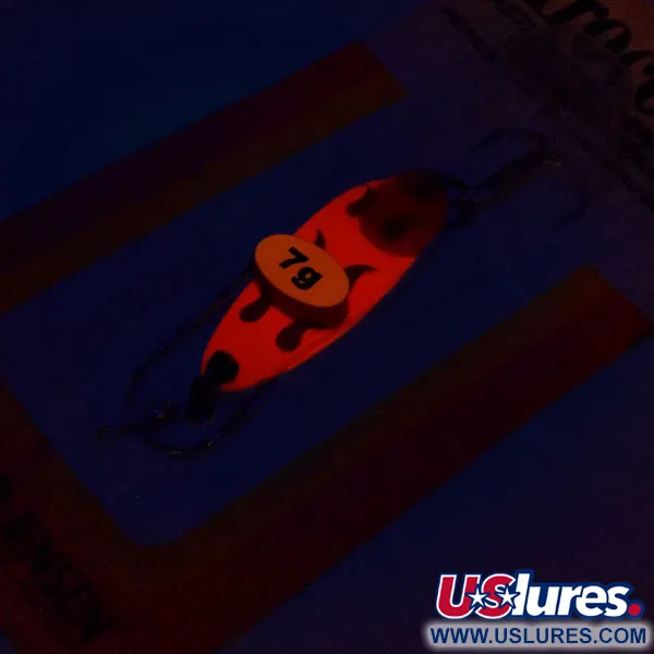 Luhr Jensen Krocodile Skeddrag, Röd/Svart, 7g, Vintage, #9921