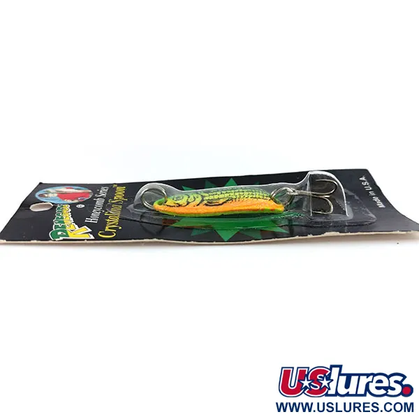 Renegade Honeycomb Series Crystalina Spoon, Grön-Orange, 7g, Bikaka, #9925