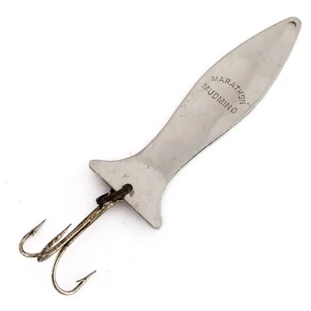 Marathon MudMino Skeddrag, Abborre / Nickel, 12g, Vintage, #9938