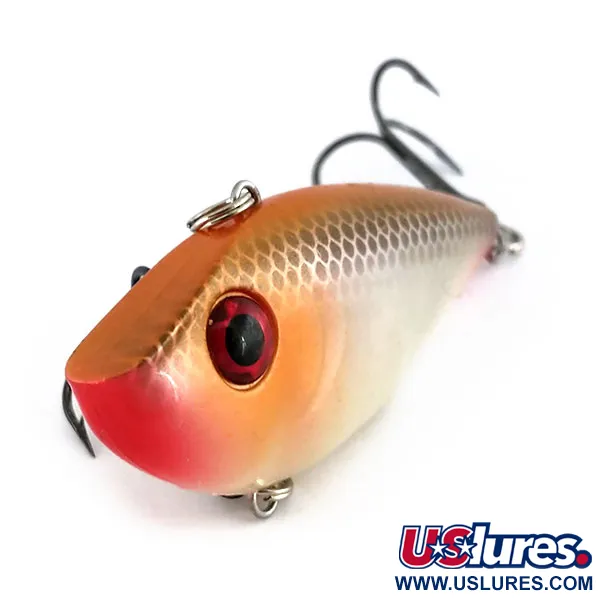 Strike King Red Eye Shad Lipless Crankbait, Guld/Vit, 14g, #9955