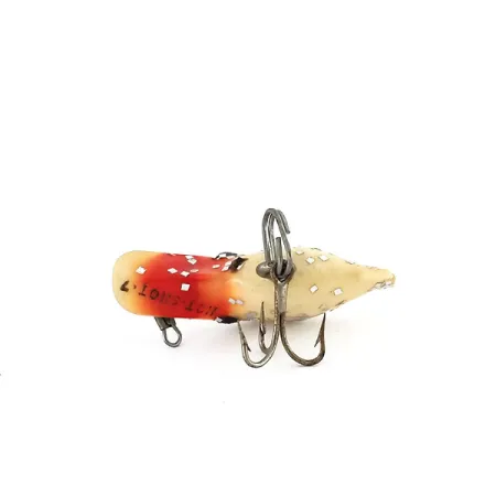 Luhr Jensen Hot Shot 70 Wobbler, Vit/Röd/Guldglitter, 1.7g, #9963