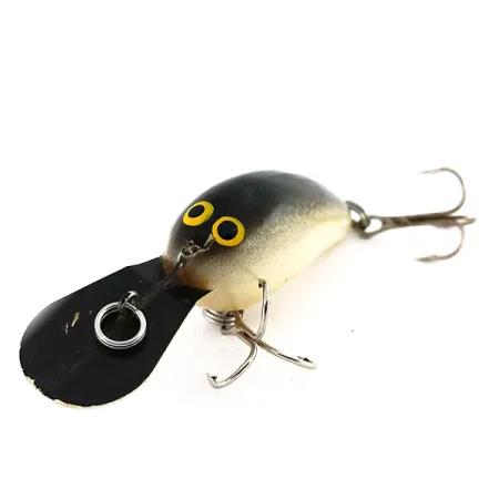 Norman Deep Baby N Crankbait, Guld/Svart, 7g, Rassel, #9988