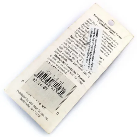 Renegade Crystalina Spoon Skeddrag, Rosa-Silver, 7g, Honeycomb, #9992