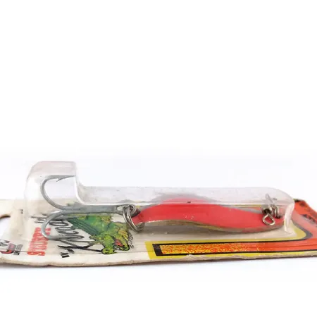 Luhr Jensen Lil' Kroc (Krocodile Stubby) Skeddrag, Röd/Nickel, 14g, #9996