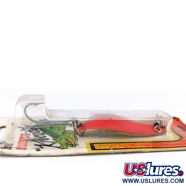 Luhr Jensen Lil' Kroc (Krocodile Stubby) Skeddrag, Röd/Nickel, 14g, #9996